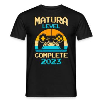 Matura Level complete Matura 2023 - Männer T-Shirt - Schwarz - Vorne - AI Model Male 178 light (178cm)