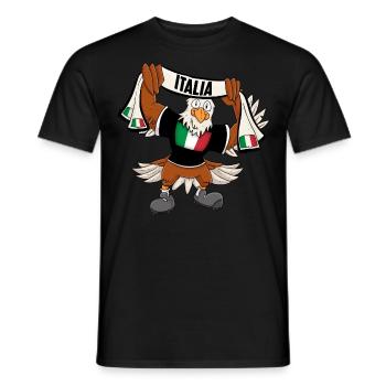Italie Aigle - T-shirt homme - noir - Devant - AI Model Male 178 light (178cm)