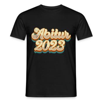 Abi 2023 Abitur Abiturient - Männer T-Shirt - Schwarz - Vorne - AI Model Male 178 light (178cm)