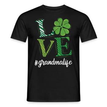 Amour Grand-mère vie Oma Saint-Patrick Oma - T-shirt homme - noir - Devant - AI Model Male 178 light (178cm)