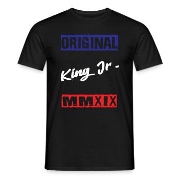 Original King Jr Offspring Baby Pregnancy - Men's T-Shirt - black - Front - AI Model Male 178 light (178cm)