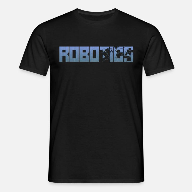 Robot Robotics Engineer Robotics - Men's T-Shirt - black