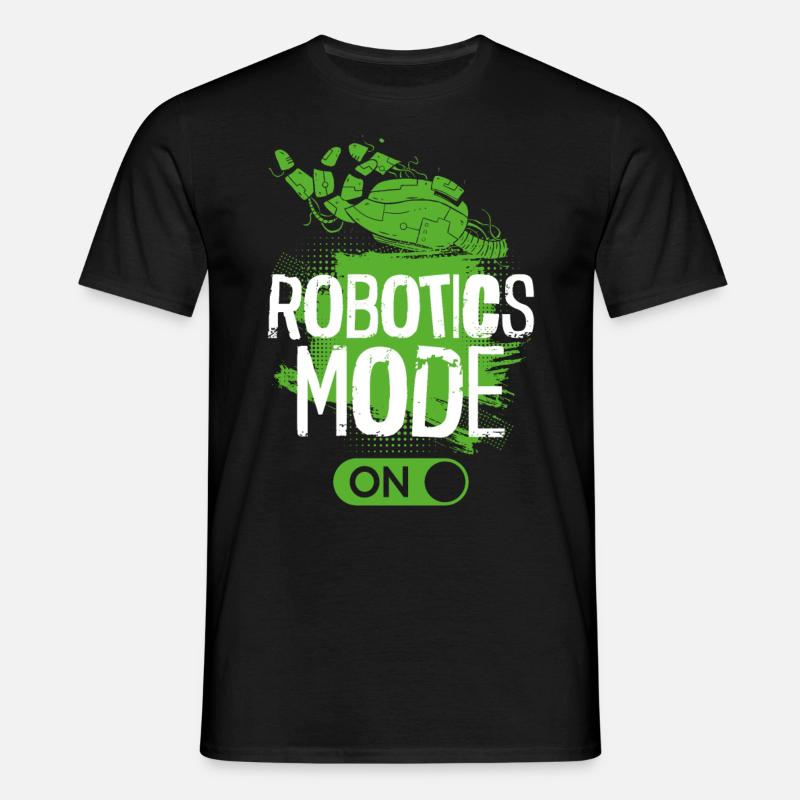 Robot Robotics Engineer Robotics - Men's T-Shirt - black