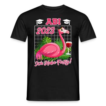 Abi 2023 Abitur ich habe fertig! Abiturienten - Männer T-Shirt - Schwarz - Vorne - AI Model Male 178 light (178cm)