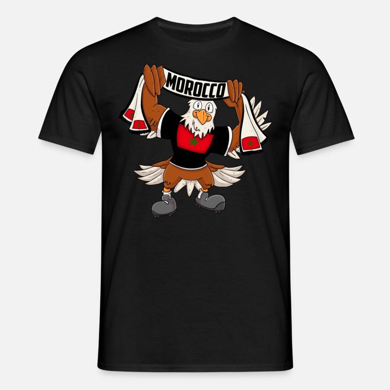 Morocco Eagle - Men's T-Shirt - black