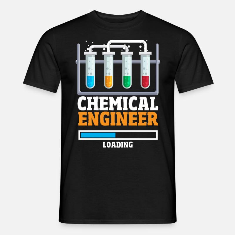 Future Chemical Engineer Loading Chemist - Men's T-Shirt - black