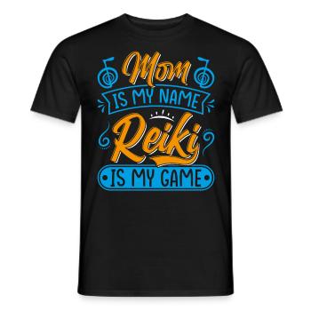 Praticiens Reiki / Maître Reiki / Maman Reiki - T-shirt homme - noir - Devant - AI Model Male 178 light (178cm)