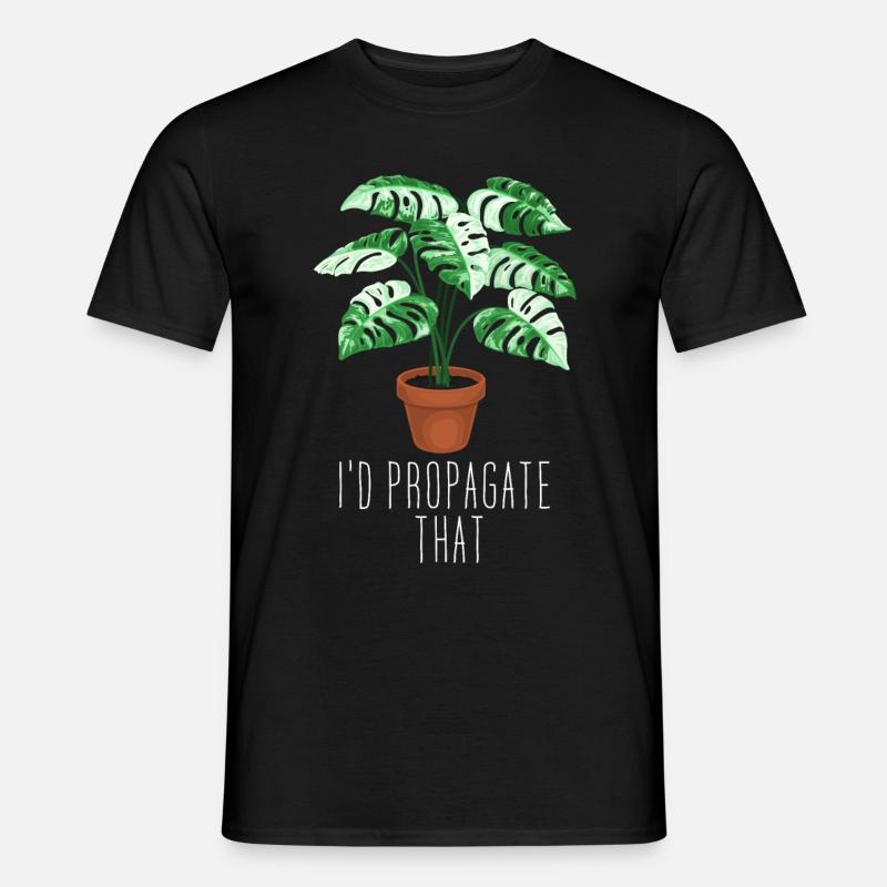 I'd Propagate That - Männer T-Shirt - Schwarz