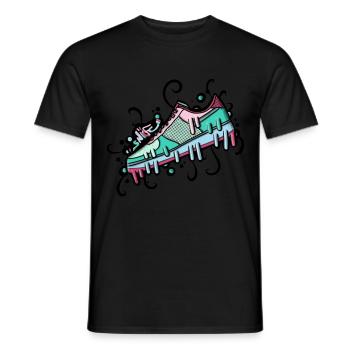 snkfc1 - T-shirt homme - noir - Devant - AI Model Male 178 light (178cm)