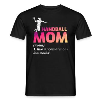 Handball Mama Muttertag - Männer T-Shirt - Schwarz - Vorne - AI Model Male 178 light (178cm)
