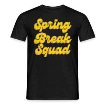 Spring Break Squad Sommerurlaub Spring Break - Männer T-Shirt - Schwarz - Vorne - AI Model Male 178 light (178cm)