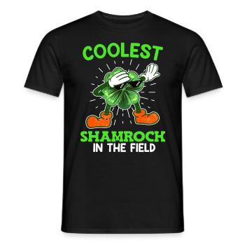 Le trèfle le plus cool de la Saint-Patrick - T-shirt homme - noir - Devant - AI Model Male 178 light (178cm)