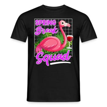 Spring Break Squad Sommerferien Spring Break - Männer T-Shirt - Schwarz - Vorne - AI Model Male 178 light (178cm)