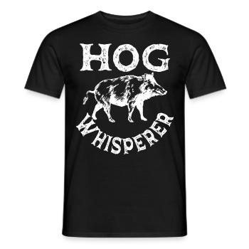 Pig Whisperer Wildlife Hunter Hunter Hunting Hunting - T-shirt homme - noir - Devant - AI Model Male 178 light (178cm)