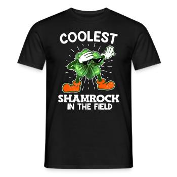 Le trèfle le plus cool de la Saint-Patrick - T-shirt homme - noir - Devant - AI Model Male 178 light (178cm)