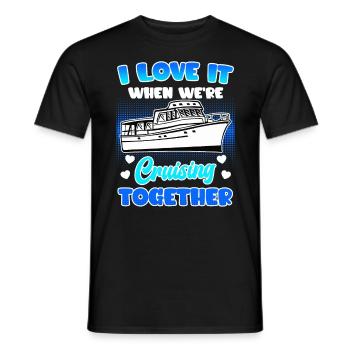 Croisière ensemble Croisière vacances de printemps - T-shirt homme - noir - Devant - AI Model Male 178 light (178cm)