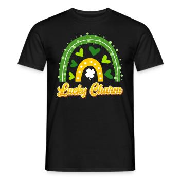 Lucky Charm St. Patrick’s Day - Männer T-Shirt - Schwarz - Vorne - AI Model Male 178 light (178cm)