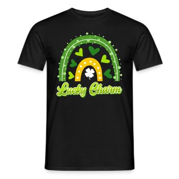 Lucky Charm St. Patrick’s Day - Männer T-Shirt - Schwarz - Vorne - AI Model Male 178 light (178cm)