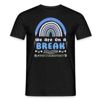 Sportlehrer in Ferien Lehrer außer Dienst Lehrer - Männer T-Shirt - Schwarz - Vorne - AI Model Male 178 light (178cm)