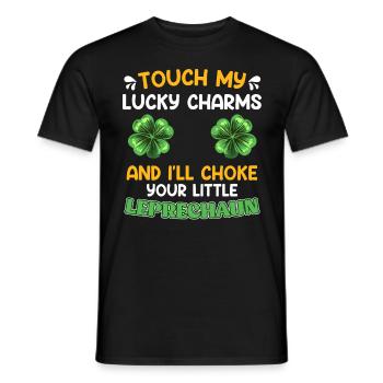 Lustiger St. Patrick’s Day Spruch Lucky Charms - Männer T-Shirt - Schwarz - Vorne - AI Model Male 178 light (178cm)