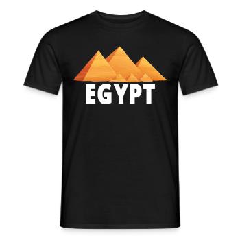 Egypt Pyramids For Anthropologist - Men's T-Shirt - black - Front - AI Model Male 178 light (178cm)