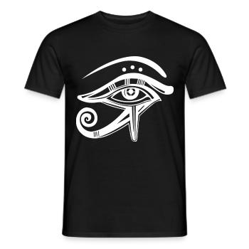 Le schéma pyramidal original Amoureux de la culture égyptienne - T-shirt homme - noir - Devant - AI Model Male 178 light (178cm)