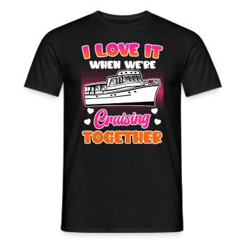 Croisière ensemble Croisière vacances de printemps - T-shirt homme - noir - Devant - AI Model Male 178 light (178cm)