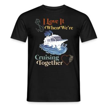 Croisière ensemble Vacances de printemps - T-shirt homme - noir - Devant - AI Model Male 178 light (178cm)
