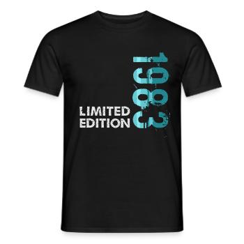 1983 Limited Edition - Men's T-Shirt - black - Front - AI Model Male 178 light (178cm)