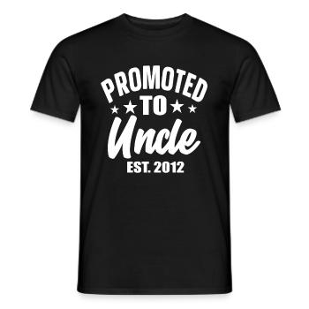 Promu Oncle est 2012 - T-shirt homme - noir - Devant - AI Model Male 178 light (178cm)