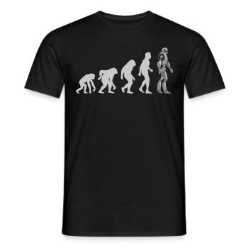 Funny Machine Learning EvolutionFor Machine Learni - Männer T-Shirt - Schwarz - Vorne - AI Model Male 178 light (178cm)