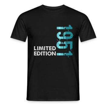Édition limitée de 1951 - T-shirt homme - noir - Devant - AI Model Male 178 light (178cm)
