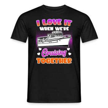Croisière ensemble Croisière vacances de printemps - T-shirt homme - noir - Devant - AI Model Male 178 light (178cm)