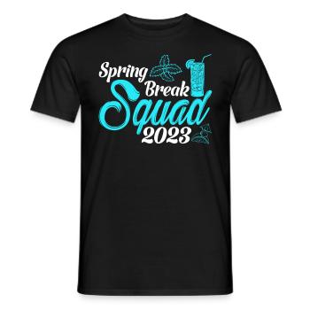 Équipe de la semaine de relâche 2023 Semaine de relâche - T-shirt homme - noir - Devant - AI Model Male 178 light (178cm)