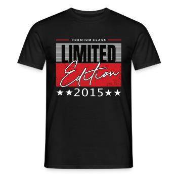 Édition limitée 2015 - T-shirt homme - noir - Devant - AI Model Male 178 light (178cm)