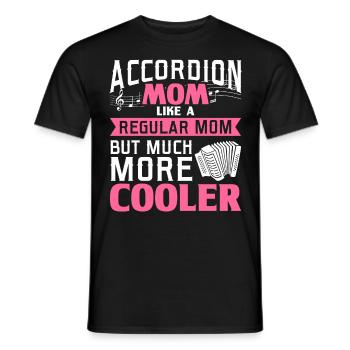 Accordéon Maman Polka Accordéon Squeeze Chest - T-shirt homme - noir - Devant - AI Model Male 178 light (178cm)