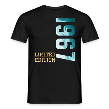 1967 Édition limitée - T-shirt homme - noir - Devant - AI Model Male 178 light (178cm)