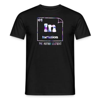 Inklusion Akzeptanz und Solidarität handicap - Männer T-Shirt - Schwarz - Vorne - AI Model Male 178 light (178cm)