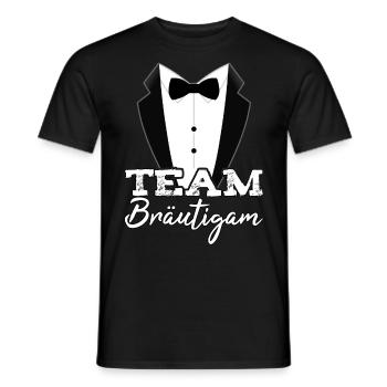 JGA T-Shirt Mann Junggesellenabschied Polterabend - Männer T-Shirt - Schwarz - Vorne - AI Model Male 178 light (178cm)