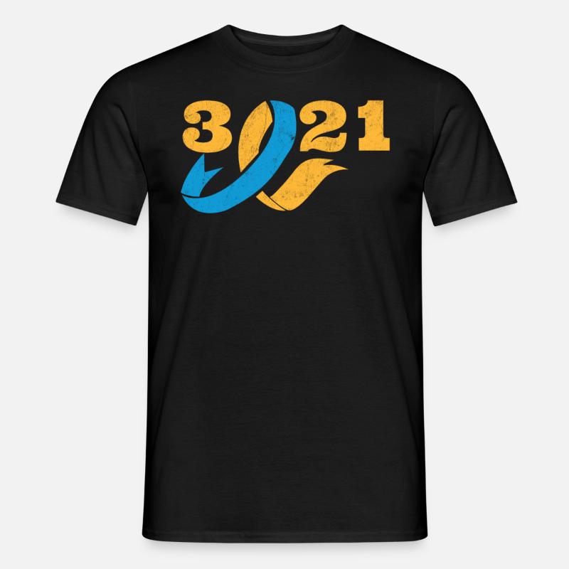 Down Syndrome Awareness Loop extra - Men's T-shirt - black
