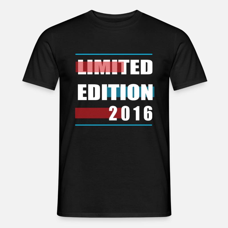 Limited Edition 2016 - Männer T-Shirt - Schwarz