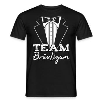Junggesellenabschied T-Shirt JGA Mann Polterabend - Männer T-Shirt - Schwarz - Vorne - AI Model Male 178 light (178cm)