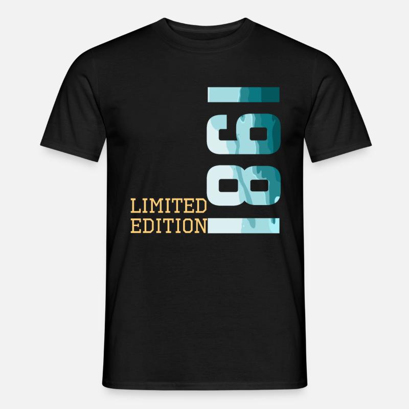 1981 Limited Edition - Männer T-Shirt - Schwarz