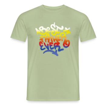 Best Father Evert - Men's T-Shirt - sage - Front - AI Model Male 178 light (178cm)