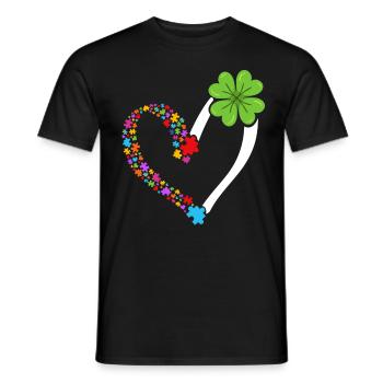 Autismus Neurodiversity Freundlichkeit - Männer T-Shirt - Schwarz - Vorne - AI Model Male 178 light (178cm)
