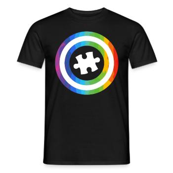 Autism Diversity Autistic Consciousness - Men's T-Shirt - black - Front - AI Model Male 178 light (178cm)