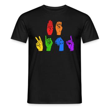 Autismus Neurodiversity Freundlichkeit - Männer T-Shirt - Schwarz - Vorne - AI Model Male 178 light (178cm)