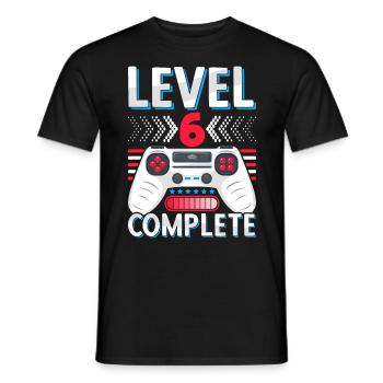 6e année terminée Realschule Gymnasium Gamer - T-shirt homme - noir - Devant - AI Model Male 178 light (178cm)