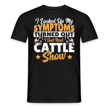 J’ai cherché mes symptômes qui se sont avérés que j’avais juste besoin - T-shirt homme - noir - Devant - AI Model Male 178 light (178cm)