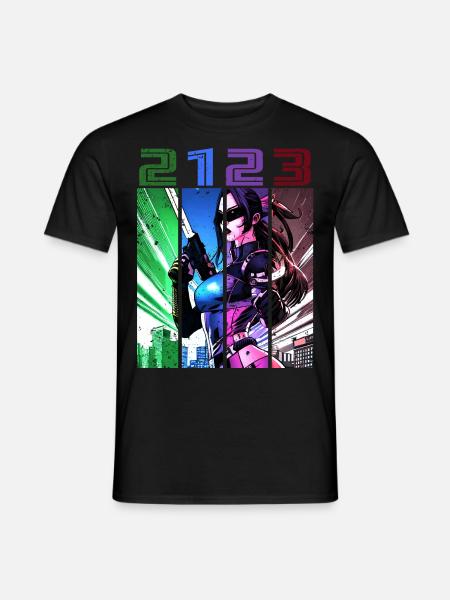 2123 - Men's T-Shirt - black
